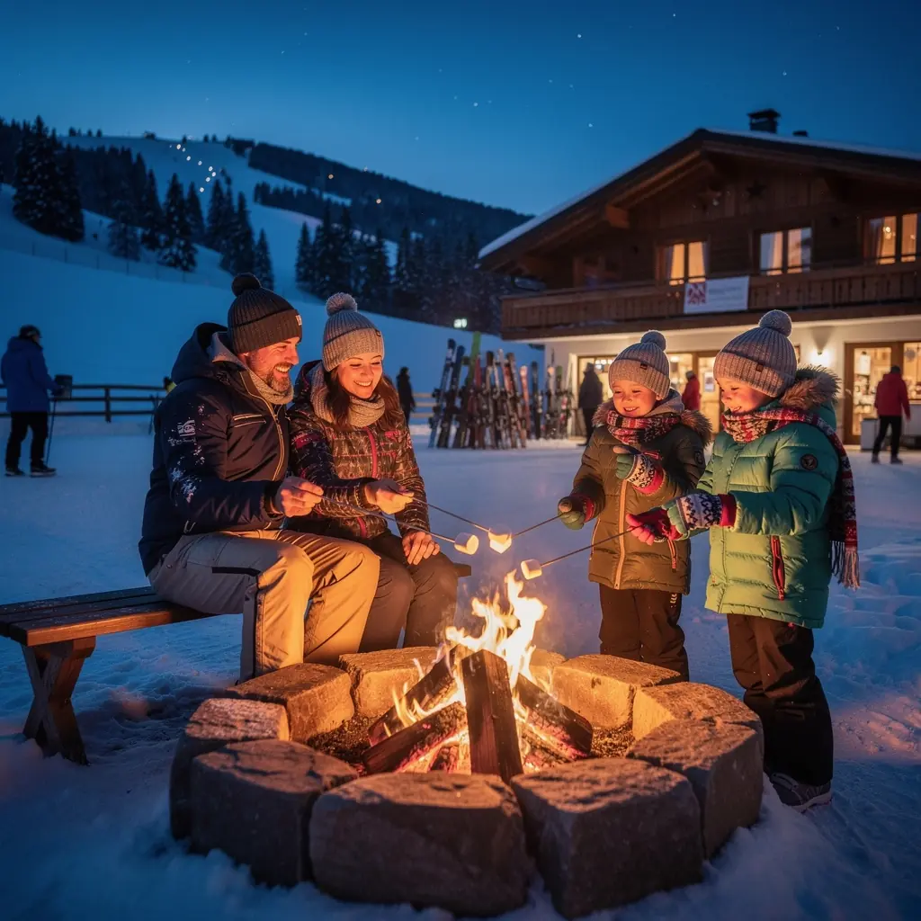 Вкусные блюда, подаваемые в ресторане с панорамным видом на горные вершины.